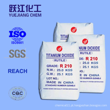 Utilização geral Rutilo económico TiO2 dióxido de titânio (R210)